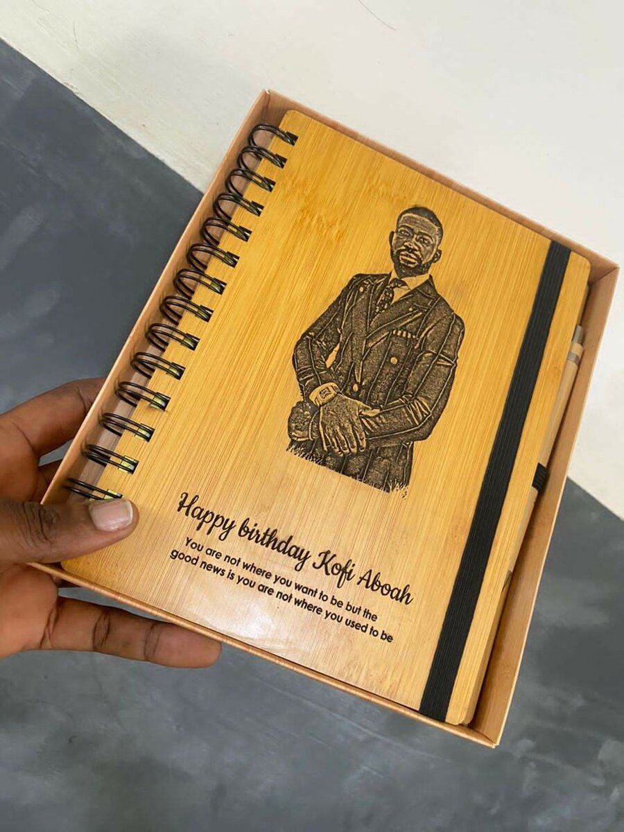 Bamboo Notepads with Pen