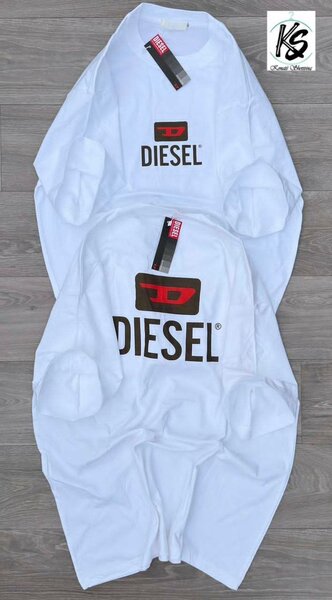 T-shirt blanc Diesel pour hommes