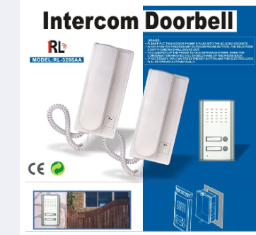 Double Unit 2 Set Door bell Door Phone Intercom High Quality For Home Office