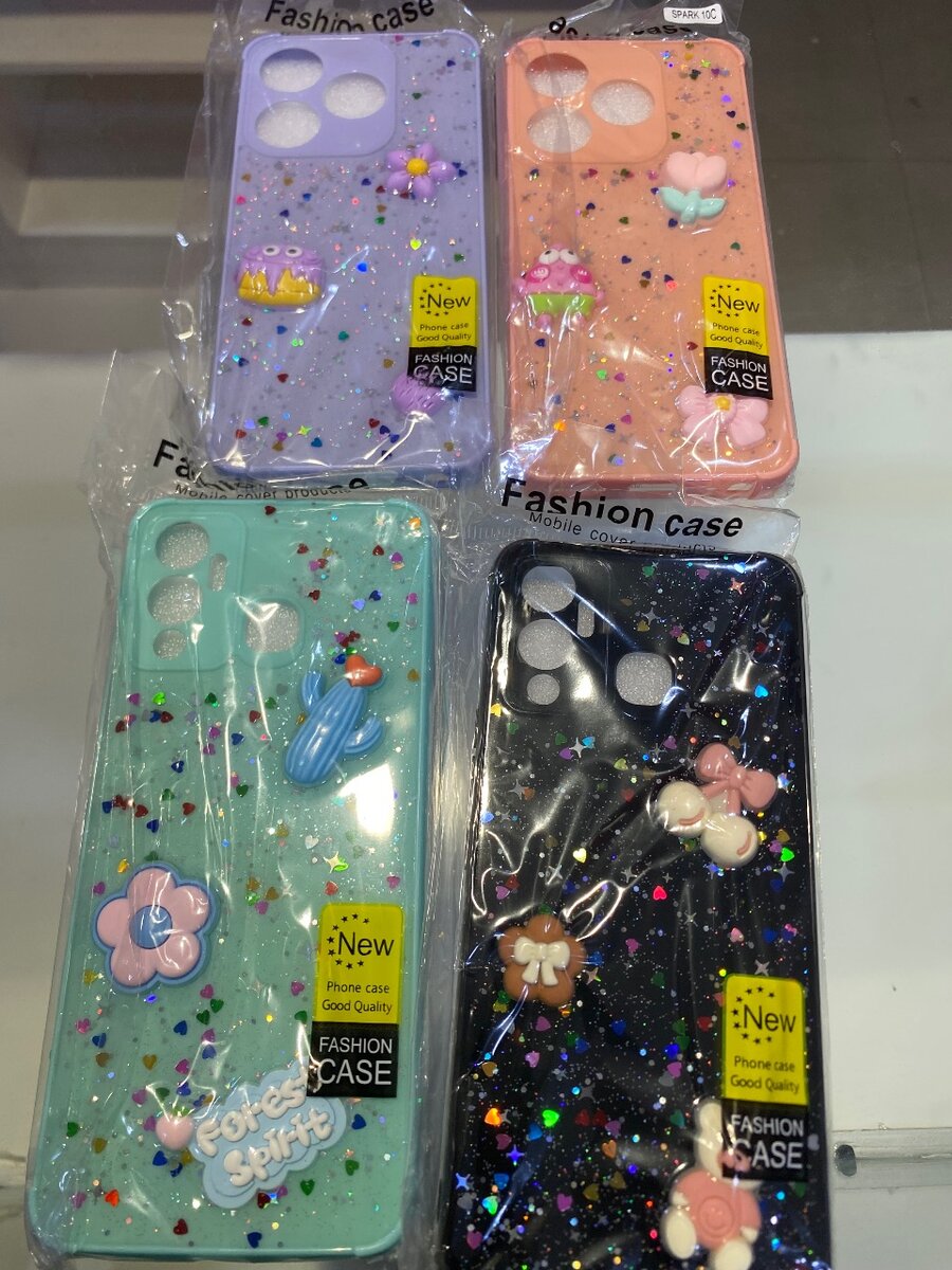 Assorted phone cases