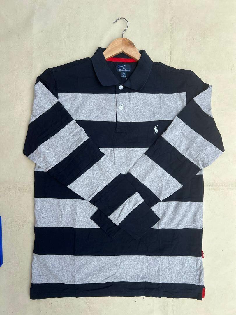 Polo à Rayures Homme Classique