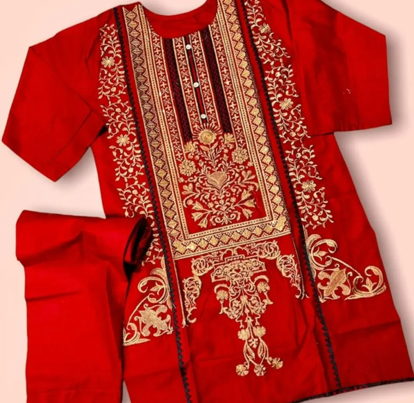 *COTTON EMBROIDERY 2pc*