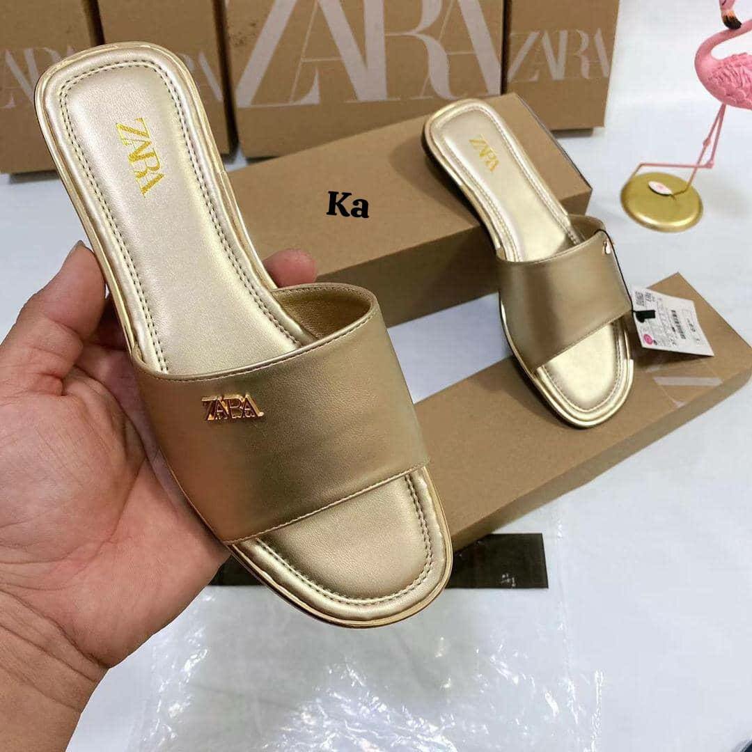 Zara Sandales Plates Élégantes