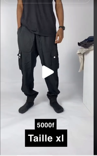 pantalons larges avec poches pour hommes