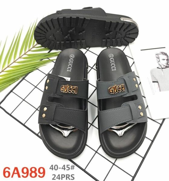 Sandales homme élégantes noires