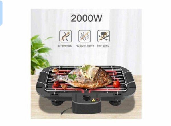 Gril électrique 2000W sans fumée