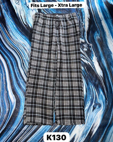 Women's cozy checkered pajama pants