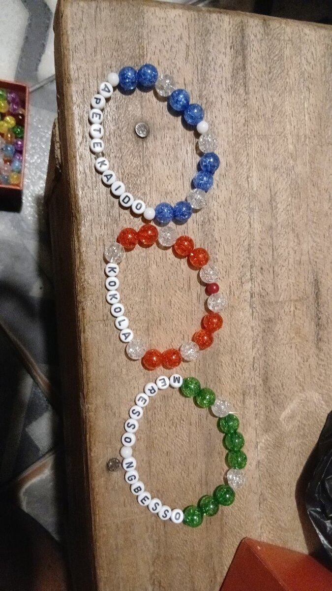 Bracelet personnalisable en perles