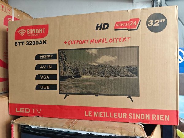 TV 32 pouce SMART TECHNOLOGY décodeur intégré