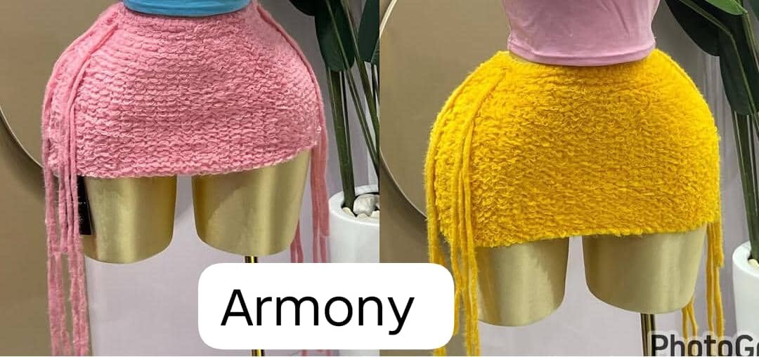 Jupe jaune tendance femme