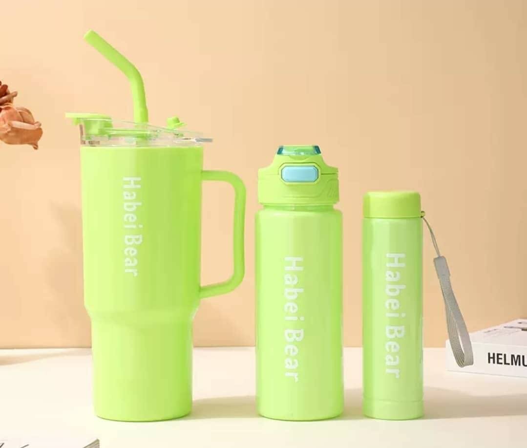 3 in 1 water and food bottle