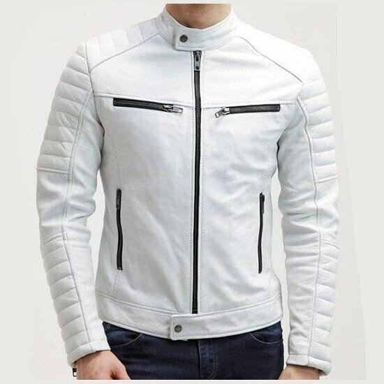 Blouson Moto Homme Style Moderne