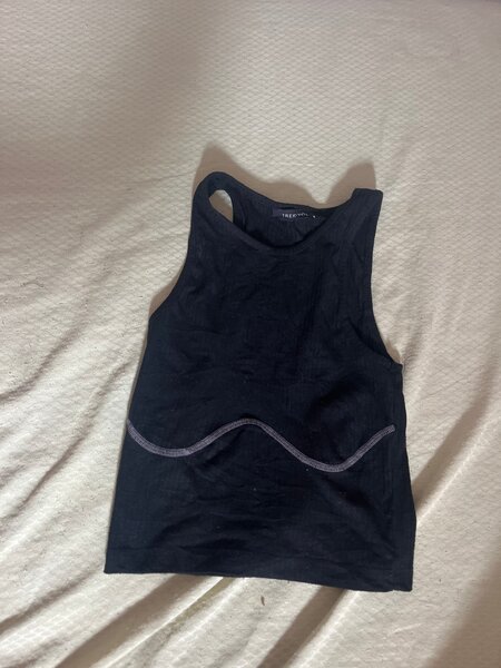 Débardeur noir tendance