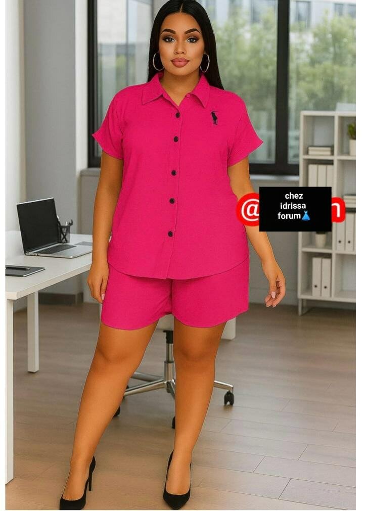 Ensemble Chemise et Short Femme