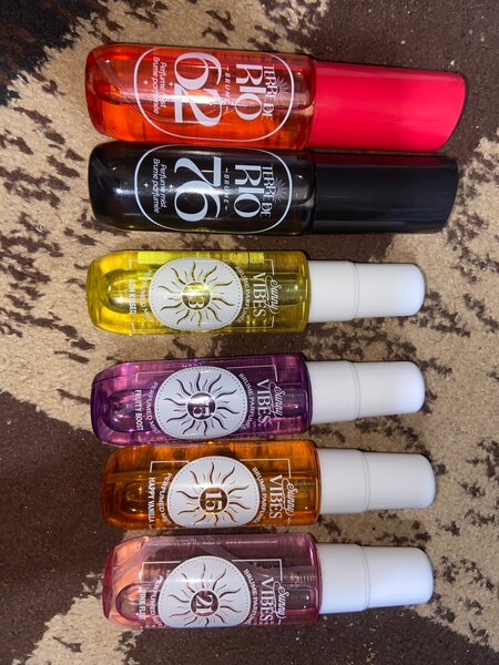 Brumes corporelles parfumées