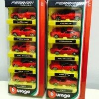 Bburago B18-56105 1:64 Scale "Race And PlayFerrari" Die-Cast Car Model (Set of 5)