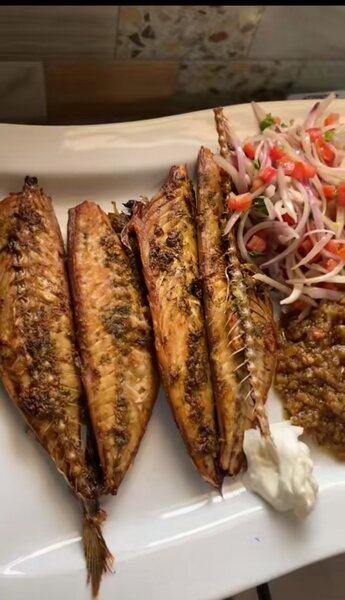 Poisson fumé Attieké