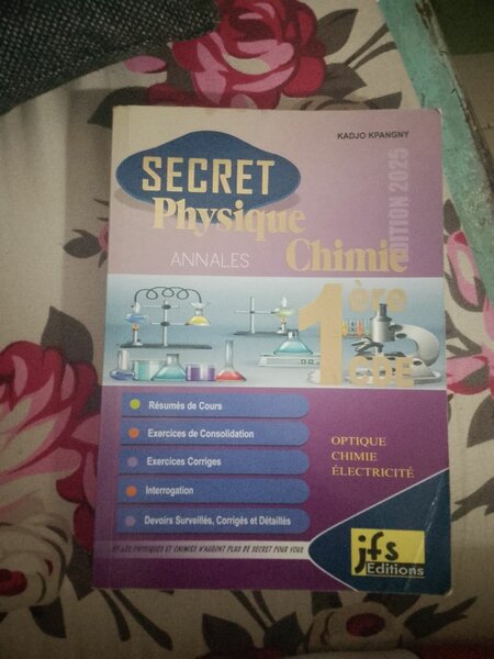 Livre Annales Physique-Chimie 1ère