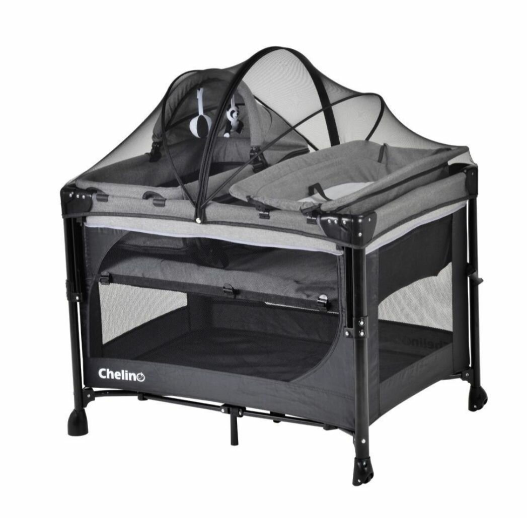 Chelino Tiffany 2 in 1 Co Sleeper Camp Cot