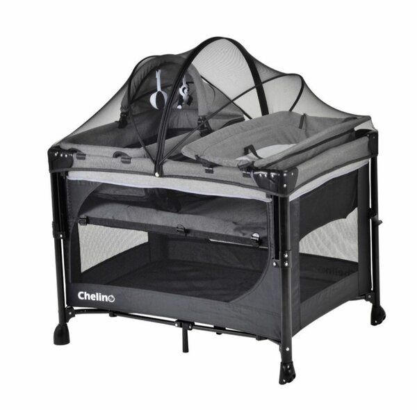 Chelino Tiffany 2 in 1 Co Sleeper Camp Cot