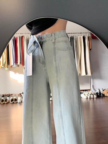 прямой джинсы