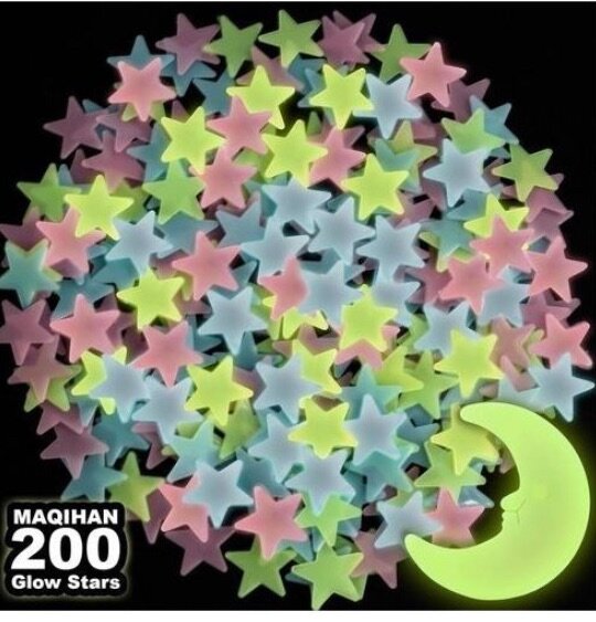 Autocollants Étoiles Lumineuses Murales