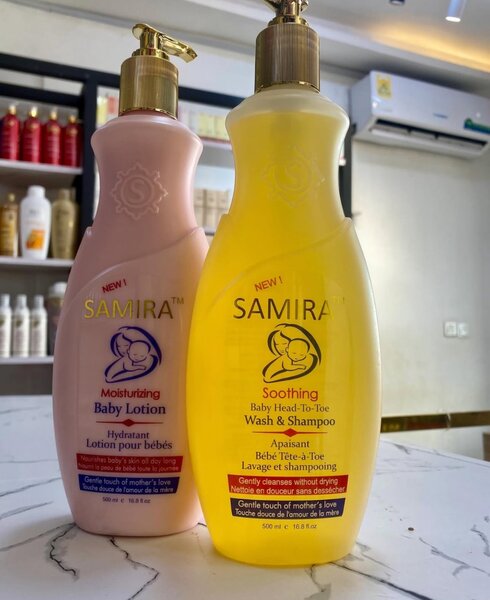 Samira baby was and cream