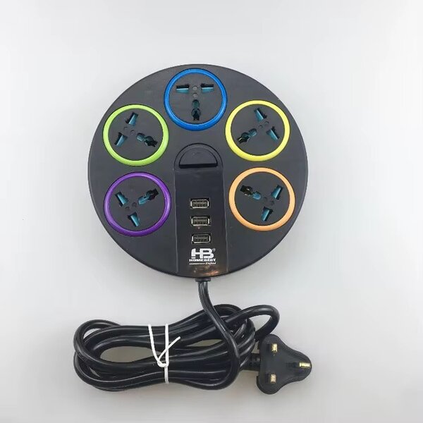 Multiprise avec USB et câble long