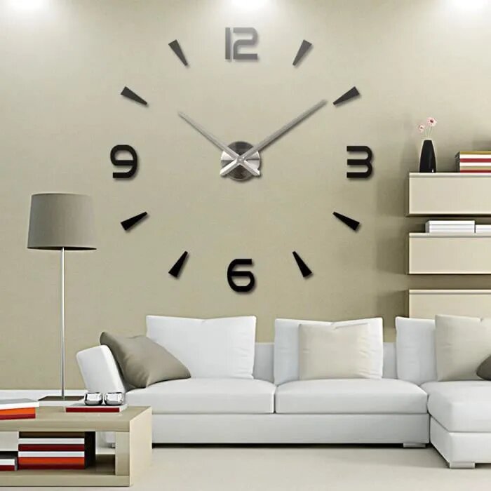 Horloge murale 3D décorative