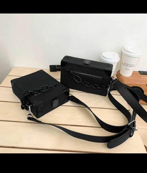 Sacoche Bandoulière Noire Luxe