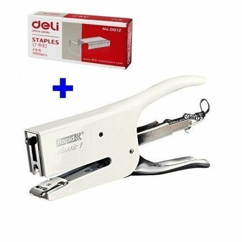 Agrafeuse Complète + Un Paquet De Cartouche Offre