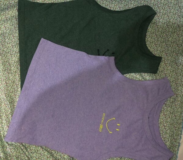 Débardeurs colorés unisexes