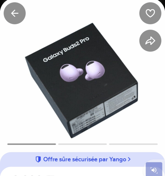 Écouteurs Galaxy Buds2 Pro