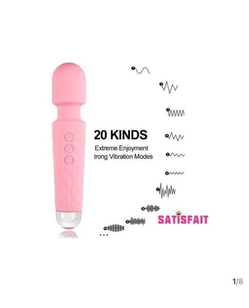 Masseur Vibrant Rose 20 Modes