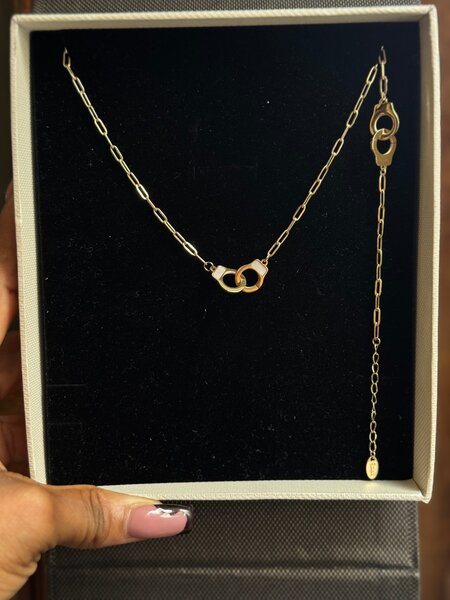 Collier élégant doré chaîne fine