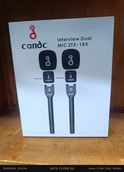 Microphone Interview Double Candc