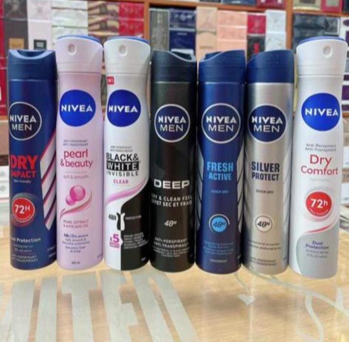 Rexona & Nivea sure spray