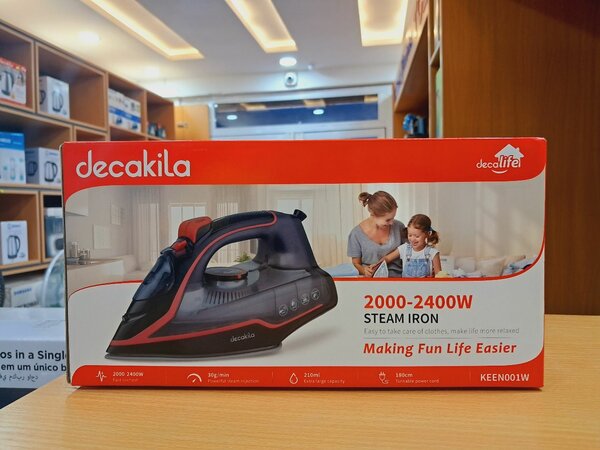 The New Decakila steam iron