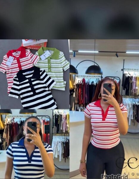 Débardeur Femme Col Polo