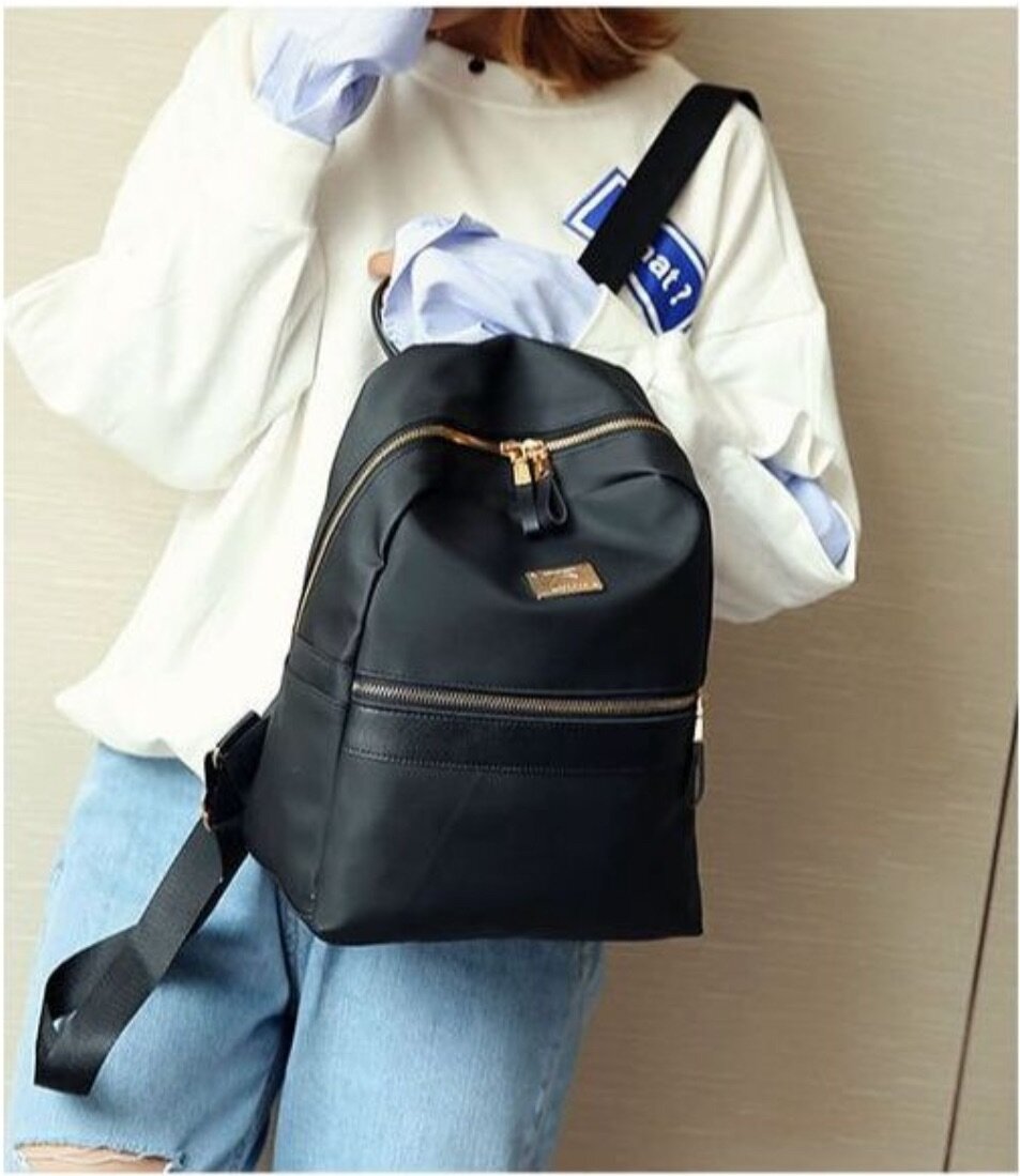Pcs Ladies Backpack Bag School Bags Black Casual Bag Women