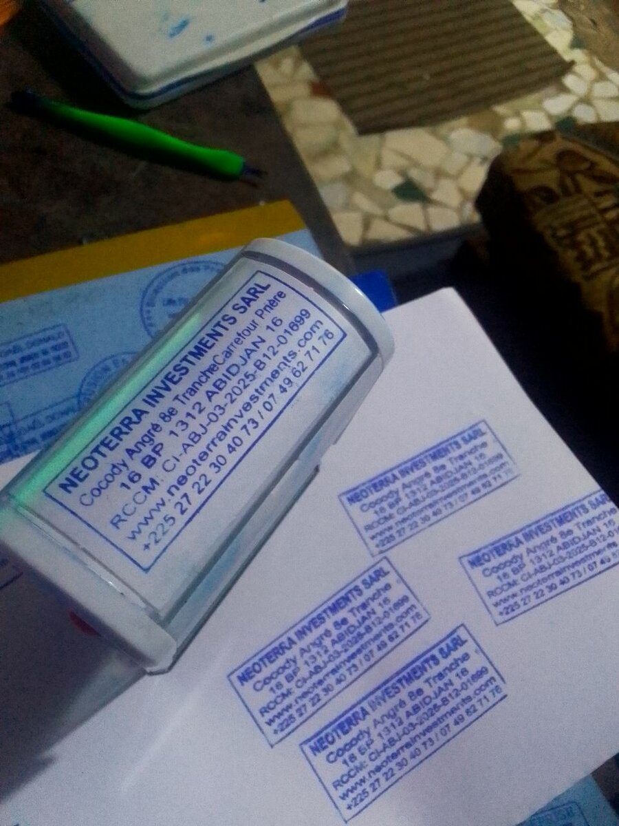 Tampon encreur professionnel