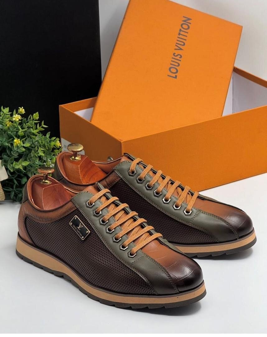 Chaussures en cuir homme style élégant