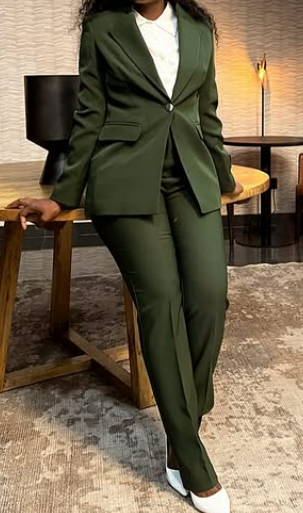 OLIVE GREEN SUIT