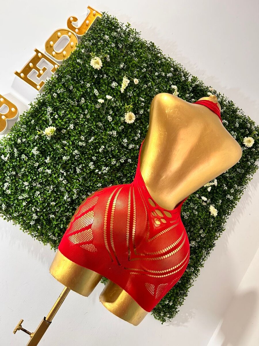 Robe moulante rouge sexy