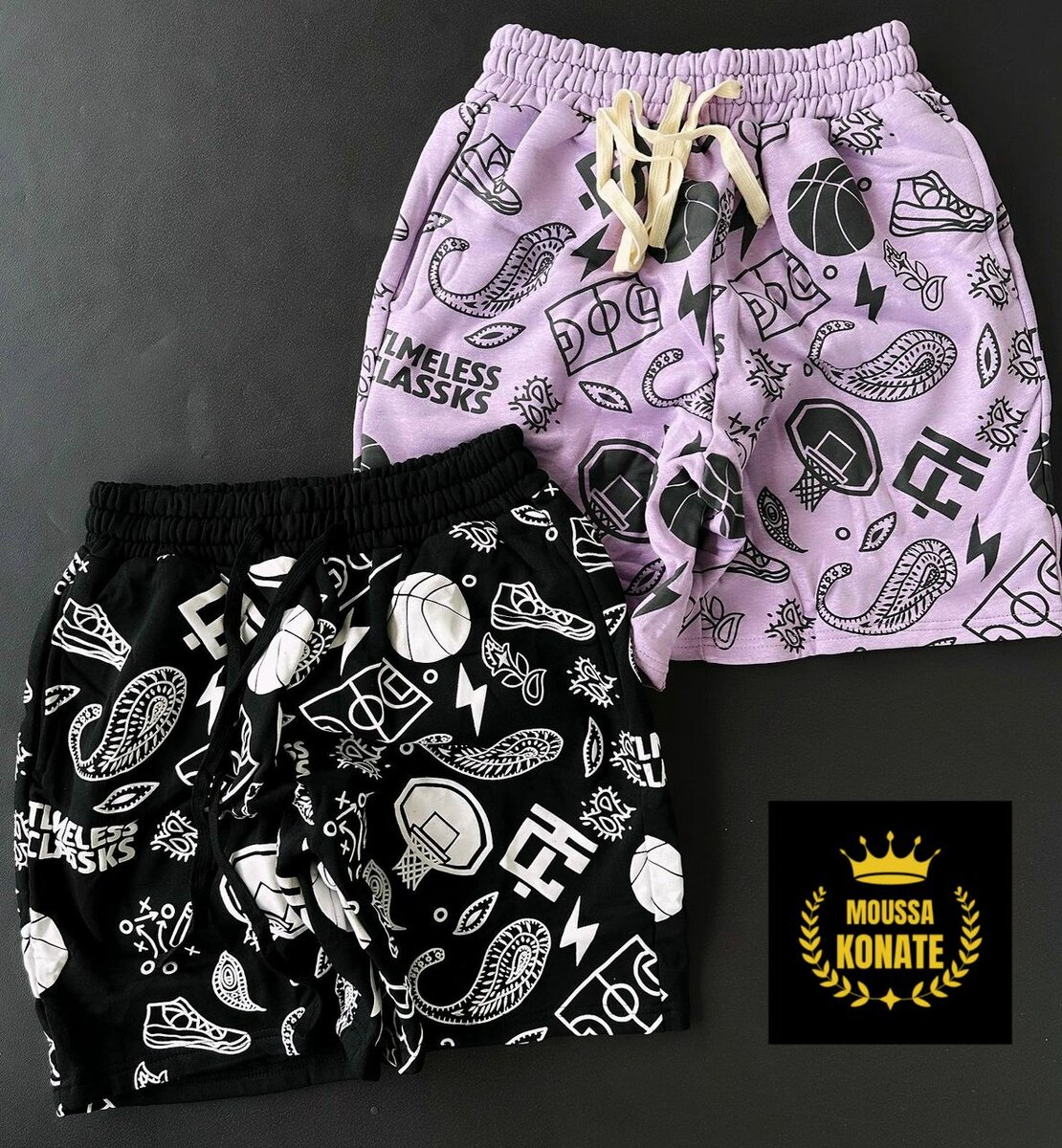 Shorts imprimés colorés