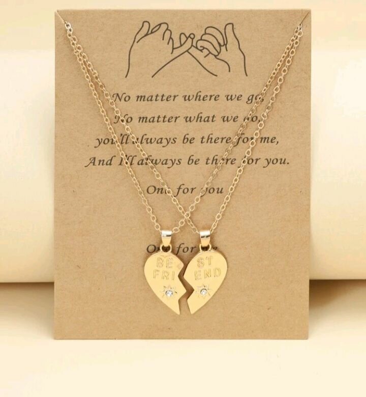 Cute Bestfriend/couple Necklace