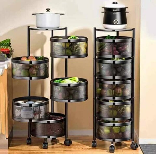 5 tier trolley with wheels