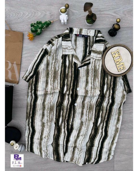 Chemise rayée décontractée