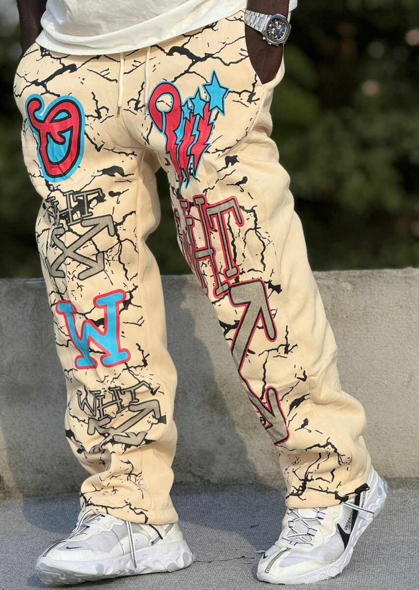 Pantalon jogger graffiti homme