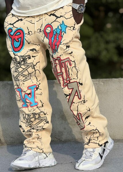 Pantalon jogger graffiti homme